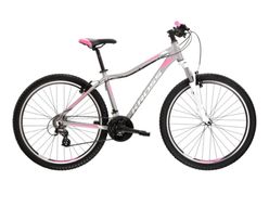 Bicykel Kross Lea 2.0 2022, 27,5, silver/white/pink