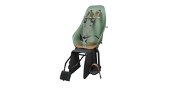 Detská sedačka zadná Urban Iki s adaptérom a nosičom na sedlovku SET - icho green/brown