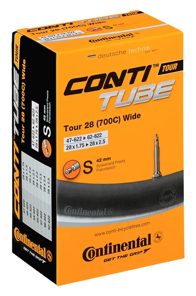 Duša Continental Tour 28 (700C) Wide F/V 42 mm