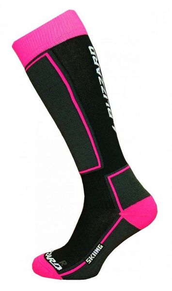 Lyžiarske ponožky Blizzard Skiing Junior black/pink