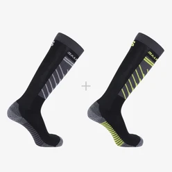 Lyžiarske ponožky Salomon S/ACCESS 2-PACK deep black/ebony/phantom