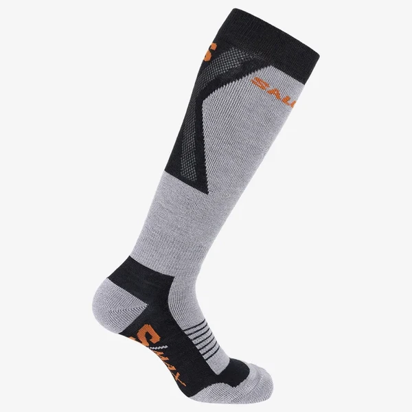 Lyžiarske ponožky Salomon S/MAX JR deep black/alloy